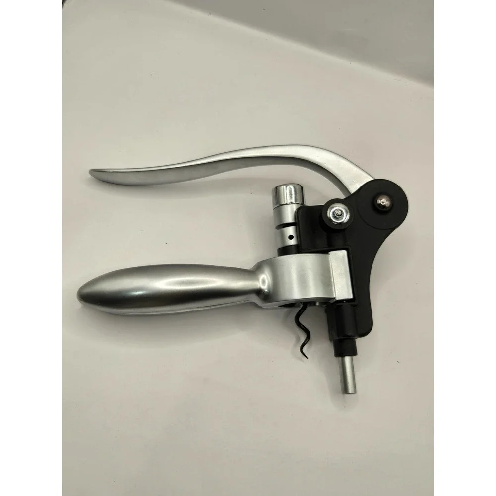 Wine Bottle Opener, Manual Handheld Corkscrew with Lever Pump W/stand